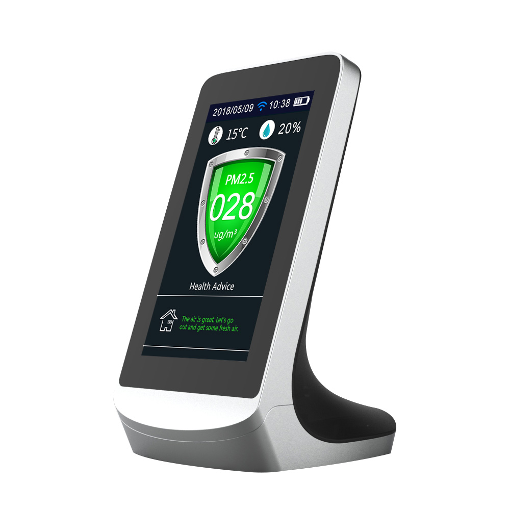 Wi-Fi Подключение к телефону Dienmern анализатор качества воздуха CO2 сенсор метр газовый очиститель пыли pm25 pm10 портативный