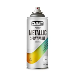 Tinta metálica OEM/ODM para Carro/Metal Revestimento de Metal 400ML Acrílico Brilhante ou Preto fosco