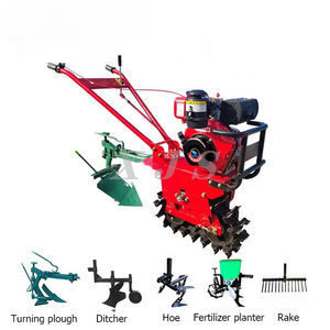 مزارعات زراعية تعمل بالبنزين محراث صغير يعمل بالطاقة 7HP محرك سلسلة البنزين المبرد بالهواء + آلة زراعة المحراث الوجه - Product Image 2