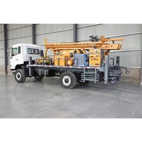Foreuse de puits montée sur camion, entièrement hydraulique, profondeur max. 40 m, moteur diesel mobile, pompe rotative