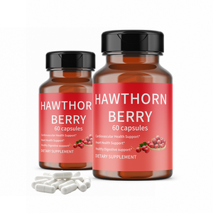 Organic 500mg Hawthorn <strong>Berry</strong> Extract Health Supplement <strong>Capsules</strong> - Product Image 1