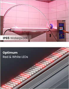 Lámpara de Cultivo LED Hongyi de 4 Pies y 150W, Espectro Completo, IP65, Barra de Aluminio, Tubo para Floración, Atenuación 0-10V, Garantía de 3 Años - Product Image 3
