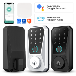 防水智能赛博锁WIFI应用智能门锁锌合金指纹内置数字无钥匙图雅智能锁舌锁 - Product Image 3