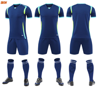 Uniforme de football de haute qualité à prix abordable, vêtements d'entraînement pour équipes sportives, maillot de football respirant, taille enfant et adulte