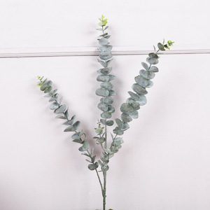 All'ingrosso piante di eucalipto plastica artificiale foglie verde pianta verde vapore decorazione per la casa - Product Image 6