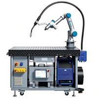 Robot de soudage Cobot CNGBS programmable à 6 axes, charge utile de 6 kg, portée de 800 mm, idéal pour la soudure de métaux en petite usine - Vente Flash
