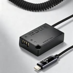 Batería Ficticia LP-E17 E17 con Tipo-C y LED para Cámaras <span class=keywords><strong>Canon</strong></span> <span class=keywords><strong>EOS</strong></span> 77D 750D 760D 8000D M3 M5 <span class=keywords><strong>M6</strong></span> Rebel T6i T6s Kiss X8i 200D 800D - Product Image 1