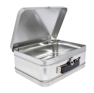 Tin Small Metal Tin Boxes Tin Box Food Grade Rectangular Custom Metal Wholesale Mini Tin Lunch Box Tin