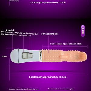 Uae Magazijn Elektrische Vrouwelijke Vibrerende Koppels Seksspeeltjes Gesimuleerde Tong Masturbatie Apparaat 10 Speed Private Onderdelen Volwassen Speelgoed - Product Image 6