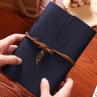 Logo sculpté en cuir PU pour Journal de voyage, papier Kraft rechargeable, pour voyage, carnet de notes artistique, A6/A7