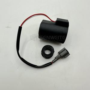 คอยล์โซลินอยด์วาล์ว Senwitt 12V 24V สำหรับรถขุด Kato Hd820 Hd1023 อะไหล่ไฮดรอลิก - Product Image 1