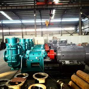 Pompe à boue centrifuge horizontale électrique largement utilisée dans l'exploitation minière métallurgique, pompe à sable résistante à l'usure - Product Image 3