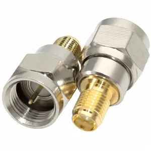 High Quality RF Coaxial Cable Connector SMA Female Jack To F Male Plug Adapter