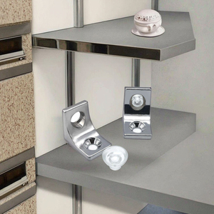 Wall Mounted Stud Peg Holder Zinc Alloy Pin Hanger Glass Shelf <b>Brackets</b> Suction Cups Wood Board <b>Plastic</b> Support Connectors Shelf - Product Image 2