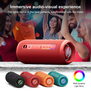 IPX7 Waterproof Speaker Rechargeable Wireless Outdoor Speaker with Dynamic Lighting for Camping Sports - Product Image 5
