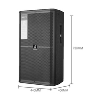Haut-parleur OEM SRX715 15 pouces, moniteur extérieur étanche multifonction pour grandes manifestations, bars karaoké, système audio