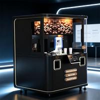 Système de barista robotique collaboratif haute précision Funkyplay, kiosque de vente automatique de café sans personnel, service en libre-service, IA automatique