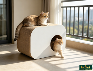 Cama para Gatos de Cartón Corrugado BB Flute, Rectangular, para Rascar, Dormir y Jugar - Product Image 1
