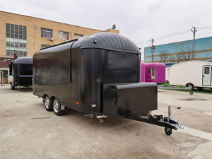 Camión de Comida Rápida, Mini Food Truck, Carrito de Hot Dogs, Café, Helados, Remolque de Comida con Cocina Completa de Aluminio para Snacks, Dulces y Papas Fritas - Product Image 2