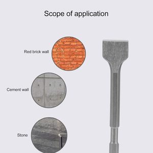 Burin à froid haute résistance, durable, à pointe hexagonale, pour la sculpture sur pierre, outils de maçonnerie pour artisans et <span class=keywords><strong>architectes</strong></span> - Product Image 6