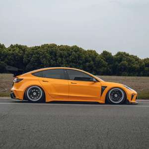 ชุดแต่งไวด์บอดี้สำหรับเทสล่า โมเดล <span class=keywords><strong>3</strong></span> สไตล์แฮคเกอร์ กันชนหน้า กันชนหลัง สเกิร์ตข้าง ฝากระโปรงหน้า สำหรับชุดแต่งเทสล่า โมเดล <span class=keywords><strong>3</strong></span> - Product Image 4