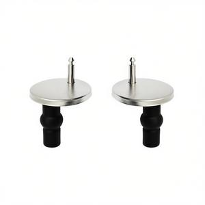 Kit de bisagras de repuesto para asiento de inodoro de la serie Sara Gentiana Dalia, base metálica, vástago de goma - Product Image 3