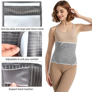 Послеродовой пояс для живота, Взрывные модели, Бамбуковая тканая вяжка для живота, для восстановления кесарева сечения, дышащая - Product Image 3