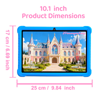 Tablet Anak Baru 10.1" Android 12 Edukasi 3GB+64GB MTK Octa Core 2.2GHz Baterai 4000mAh Wi-Fi Dual-Band 1280x800