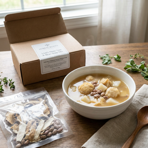 Mélange <span class=keywords><strong>de</strong></span> soupe aux champignons Crinière <span class=keywords><strong>de</strong></span> lion et au yam chinois - Soutien digestif et bouillon nourrissant pour l'estomac - Product Image 4