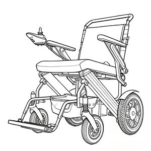 Lithium 24v12Ah batterie <span class=keywords><strong>tout</strong></span> <span class=keywords><strong>Terrain</strong></span> hors route pliable fauteuil roulant Portable plage marcheur aluminium fauteuil roulant électrique pour désactiver - Product Image 5