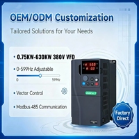 Variateurs de fréquence VSD VFD 15kW 18.5kW 22kW 30KW 380V 3 phases à contrôle vectoriel pour applications industrielles