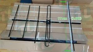 VHF 136-174 мГц черный с высоким коэффициентом усиления 5 элементов в сборе Dictional Yagi антенна для антенны связи - Product Image 5