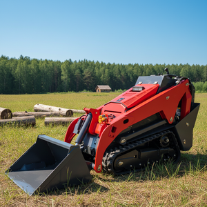 Chargeuse compacte sur pneus derette V1000 pour la <span class=keywords><strong>location</strong></span>, avec accessoires de brise-roche hydraulique, pour le transport de matériaux de toiture - Product Image 1