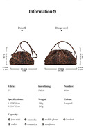 Sac à main tendance pour femme, motif léopard zèbre, pochette de soirée, sac de mariage, doublure en PU
