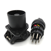 Iso 7638 1185 automatique de harnais de fil femelle mâle 7pin façon prise adaptateur de câble de remorque à 7 broches