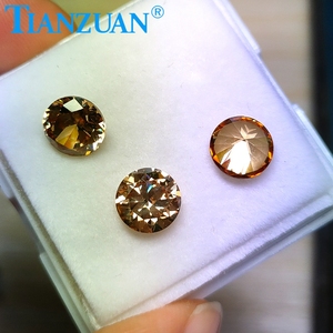 8mm 10mm turchia Diaspore Gibbsite zultaniti verde giallo cambiamento di colore rotondo Zirconia cubica <span class=keywords><strong>pietra</strong></span> sfusa Cz - Product Image 3