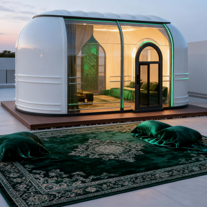 Dôme <span class=keywords><strong>de</strong></span> tente en polycarbonate <span class=keywords><strong>de</strong></span> style hôtel moderne avec revêtement anti-UV, <span class=keywords><strong>toit</strong></span> triangulaire/<span class=keywords><strong>plat</strong></span>/incliné, hébergement extérieur chinois, salle à manger, cuisine - Product Image 6