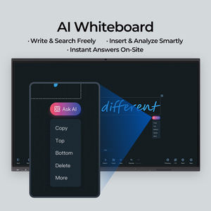 Pizarra electrónica interactiva de 98 pulgadas, pizarra inteligente <span class=keywords><strong>para</strong></span> aula educativa, tablero de dígitos de pie de Panel plano <span class=keywords><strong>para</strong></span> la escuela - Product Image 6