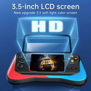 L Q12ハンドヘルドゲームコンソール3.0インチスクリーン500 in 1レトロクラシックゲーム2プレーヤーとテレビ接続キッズギフトをサポート - Product Image 4