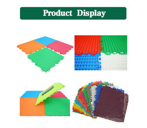 Kit de Reparación de Pisos Deportivos y de Gimnasio de PP de Alta Densidad, Ecológico, Encajable, para Secciones Dañadas, Bajo Mantenimiento - Product Image 4