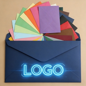 Ensemble de papeterie haut de gamme avec logo personnalisé - Enveloppe et carte de vœux - Papier de qualité supérieure pour mariage/baby shower - Product Image 5