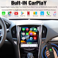 Autoradio Android 13 10,4 pouces pour Cadillac ATS CTS SRX Escalade 2013-2018 Carplay Auto Stéréo GPS Navigation Lecteur multimédia