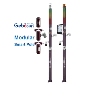 Gebosun China Factory Modern Smart City Pole All In 1 Modular Smart Street Light Pole