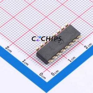 2.54-8P TPGT DIP Switch SMD Switch Flat Toggle, Raised Type Single Pole Single Throw 8 Gull Wing Type - Product Image 2