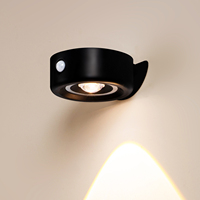 Lampe de nuit magnétique sans fil à détecteur de mouvement, longueur réglable, rechargeable par USB, lampes murales pour chambre à coucher, lampes LED de chevet pour la maison