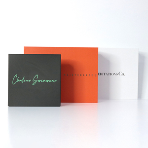 Chất lượng cao Cmyk Logo Quà Tặng cứng nhắc bao bì tinh tế với có thể tháo rời <span class=keywords><strong>Top</strong></span> hộp sang trọng với cổ - Product Image 4