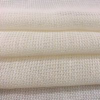 Tissu occultant ignifuge en polyester 100 % imitation chanvre, ignifuge, pour rideaux d'ingénierie