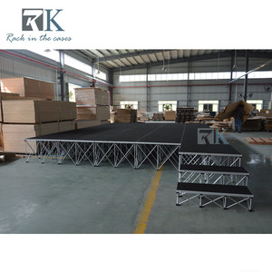 Plataforma de Escenario Rectangular de 1.22m x 1.22m para Eventos con Estuches - Product Image 2