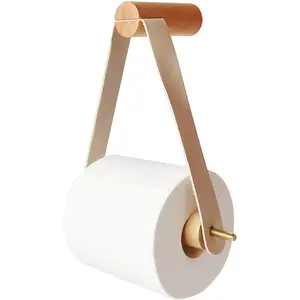 HelloWorld Vintage Towel Hanging Rope Toilet Paper Holder Home Hotel Bathroom Decoration Supplies