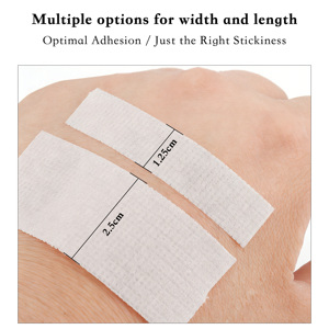 Ruban adhésif en gel de silicone microporeux respirant pour extensions de cils, pour peaux sensibles, retrait sans douleur pour le maquillage - Product Image 5